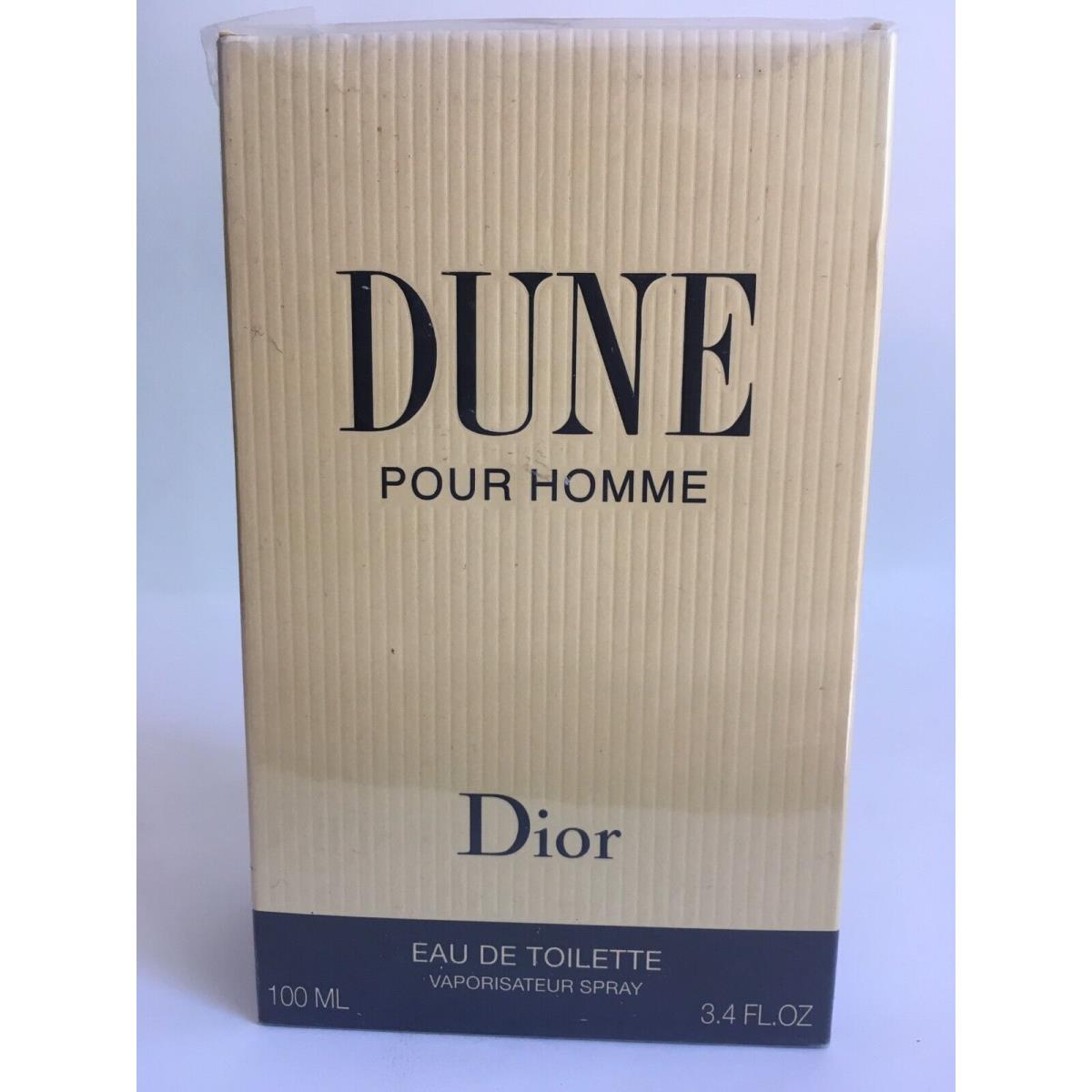 Christian Dior Dune Pour Homme 3.4oz Edt Spray Vintage