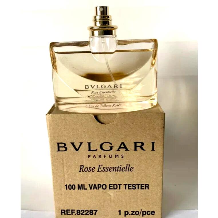 Bvlgari Rose Essentielle 3.4oz / 100ml Edt Spray Tstr Discontiued