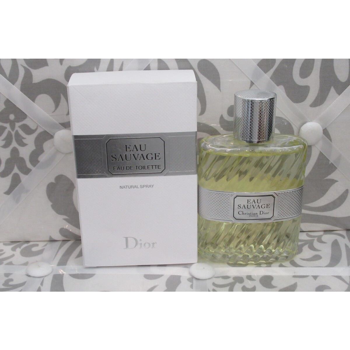 Christian Dior Eau Sauvage Eau DE Toilette Natural Spray 3.4 OZ Boxed