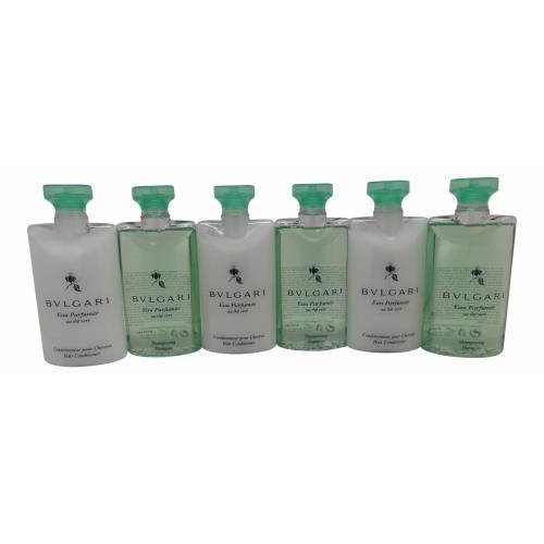 Bvlgari au The Vert Shampoo Conditioner Lot of 6 3 of Each 2.5oz Bottles