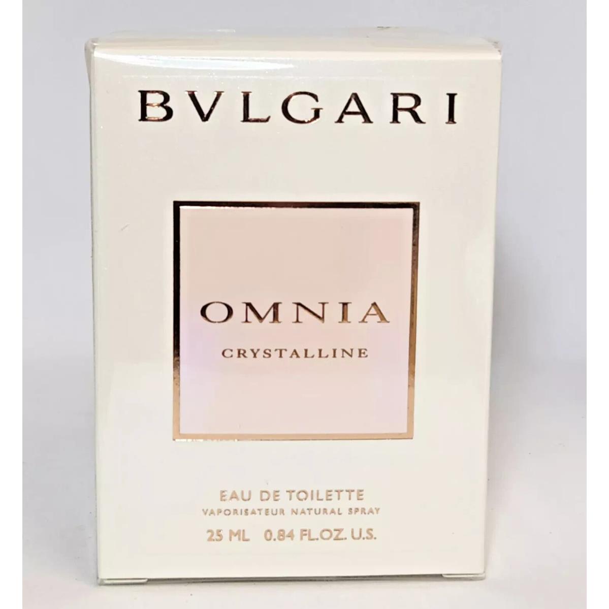 Bvlgari Omnia Crystalline Edt Spray For Women 25ml / 0.84oz