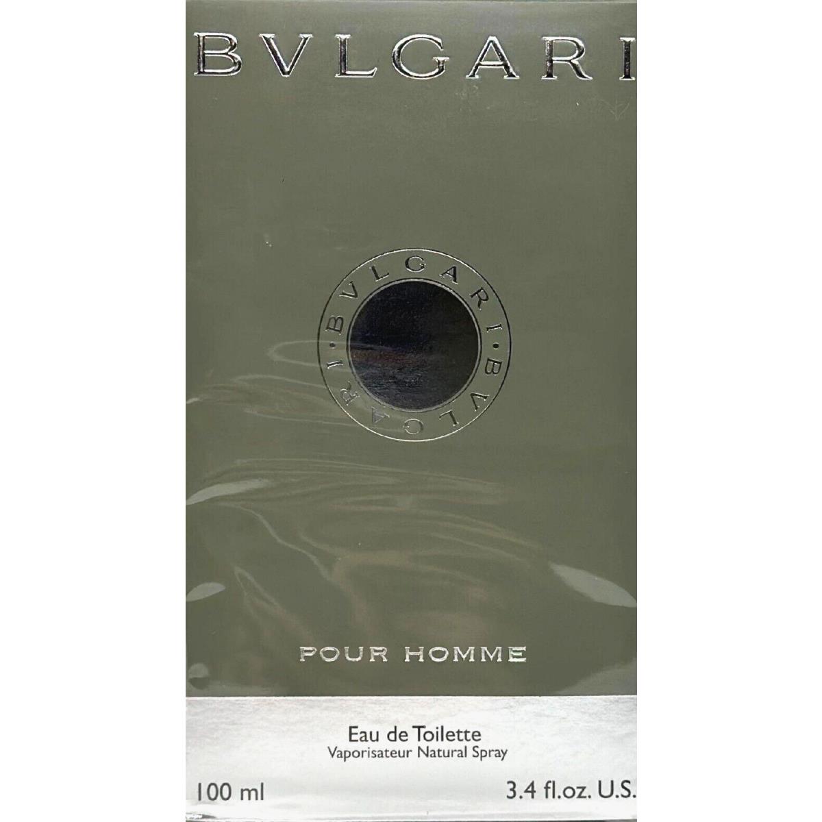 Bvlgari Pour Homme Eau DE Toilette Spray For Men 3.4 Oz / 100 ml