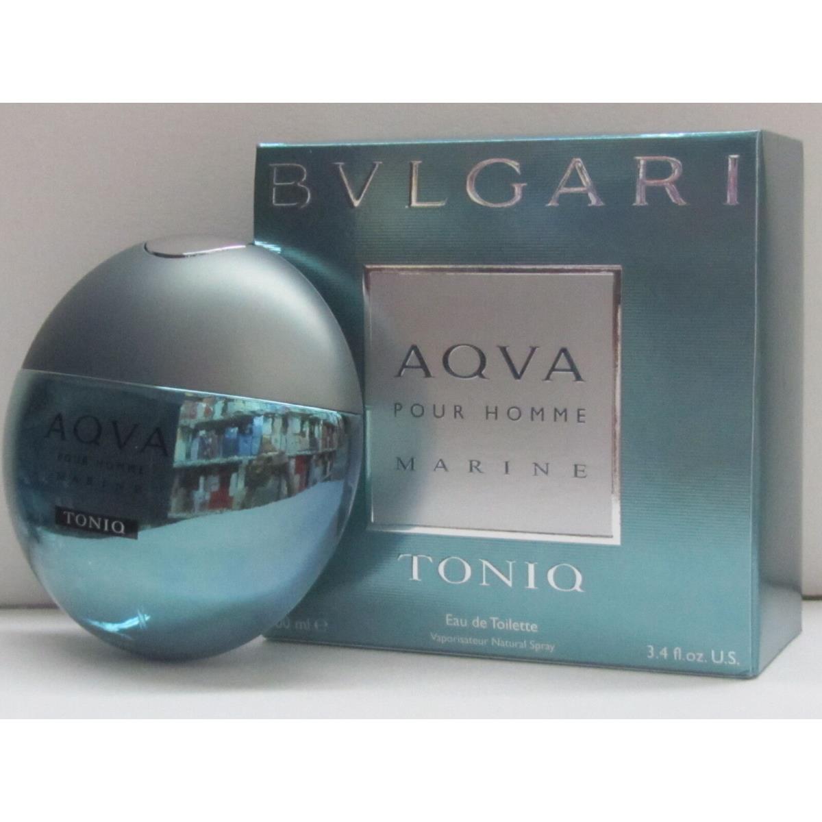 Bvlgari Aqva Marine Toniq Pour Homme Men 3.4 oz Eau de Toilette Spray