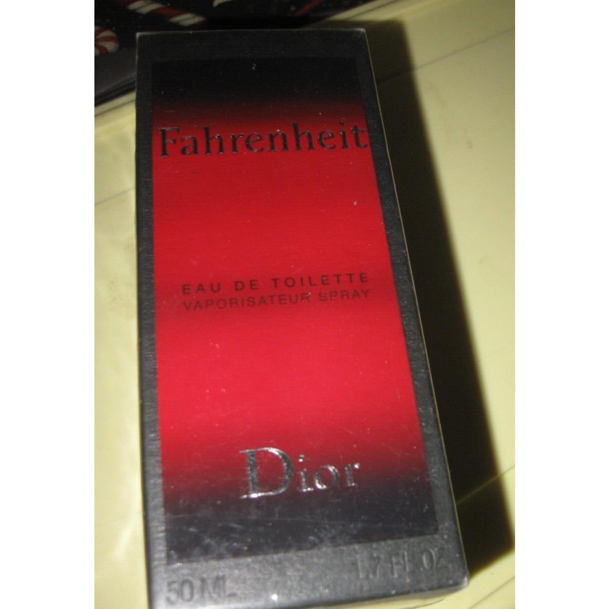 Christian Dior Fahrenheit Edt 50ml 1.7oz Vintage. Sealed