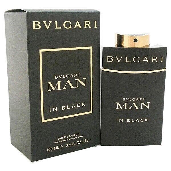 Bvlgari Man in Black For Men Cologne Eau De Parfum 3.4 oz 100 ml Edp Spray