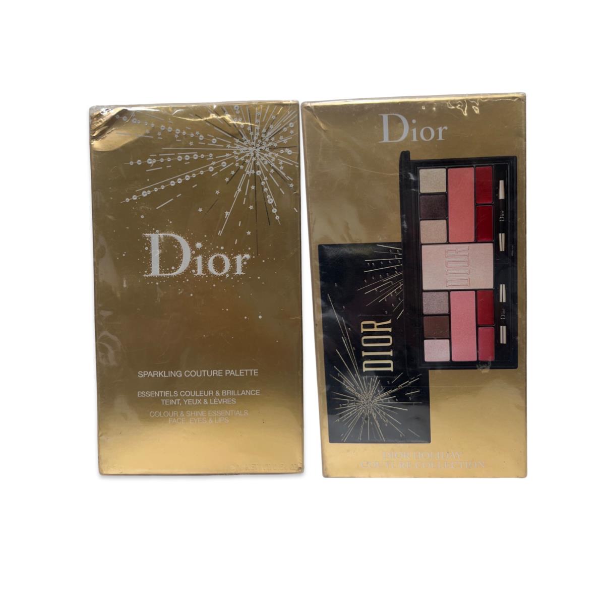 Dior Sparkling Couture Palette Color Shine Essentials For Face Eyes Lips