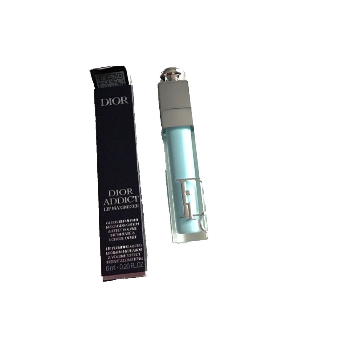 Dior Addict Lip Maximizer Plumping Lip Gloss Icy Blue