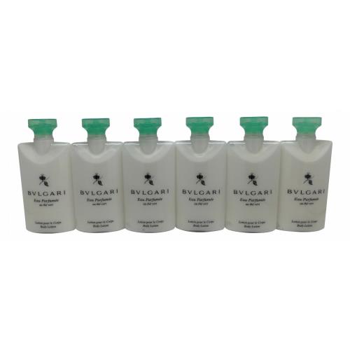 Bvlgari au The Vert Green Tea Body Lotion Lot of 6 Each 2.5oz Total of 15oz