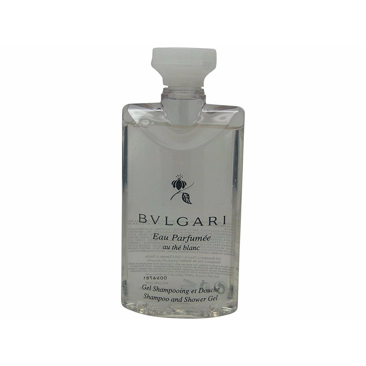 Bvlgari au The Blanc White Tea Shampoo and Shower Gel 2.5oz Set of 6