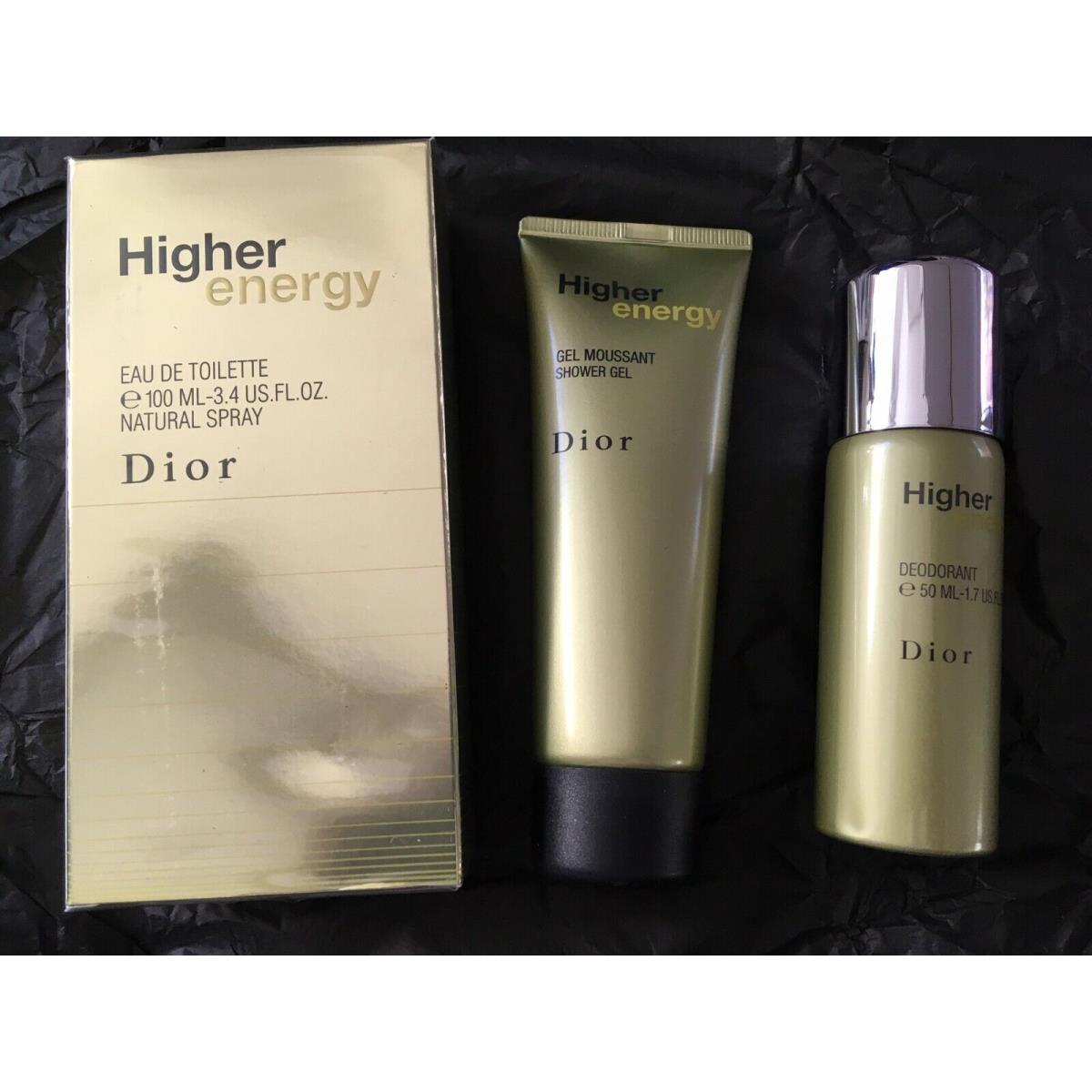 Dior Higher Energy 3 Pcs Gift Set For Men See Details Rare