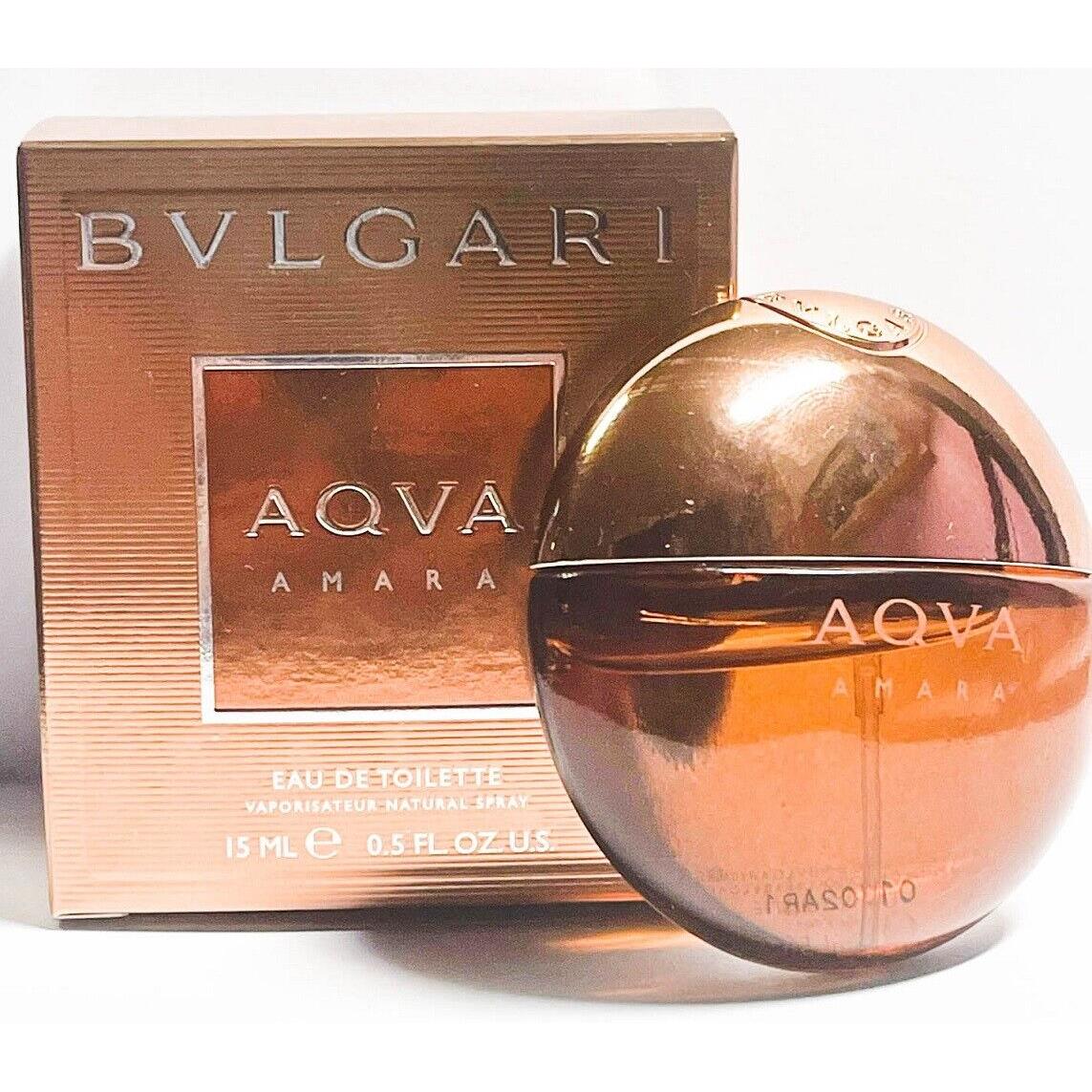 Aqva Amara Bvlgari 0.5 oz / 15 ml Eau De Toilette Edt Men Cologne Spray