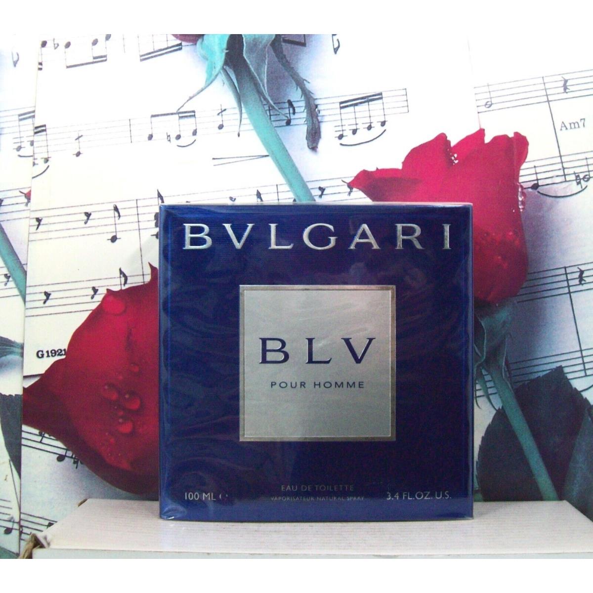 Bvlgari Blv Pour Homme Edt Spray 3.4 Fl. Oz. Box. Vintage