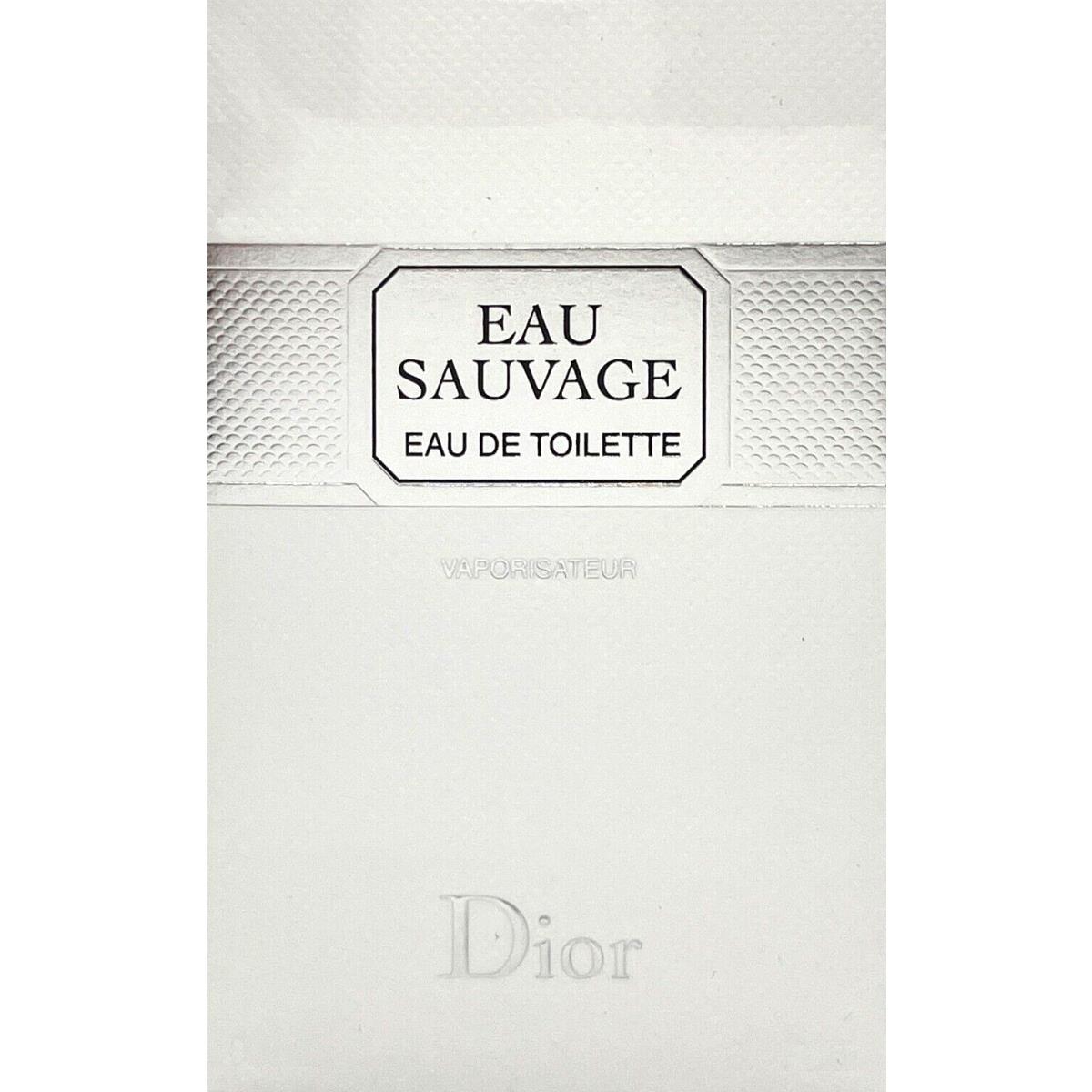 Christian Dior Eau Sauvage Eau DE Toilette Spray Men 3.4 Oz / 100ml