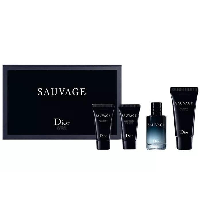 Dior Sauvage 4 Piece Set Sauvage Eau de Toilette