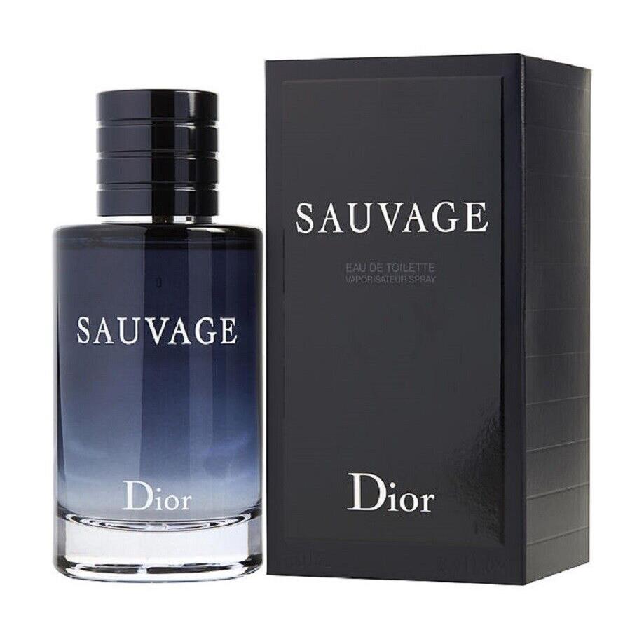 Sauvage Christian Dior 3.4 oz / 100 ml Eau de Toilette Edt Men Cologne Spray