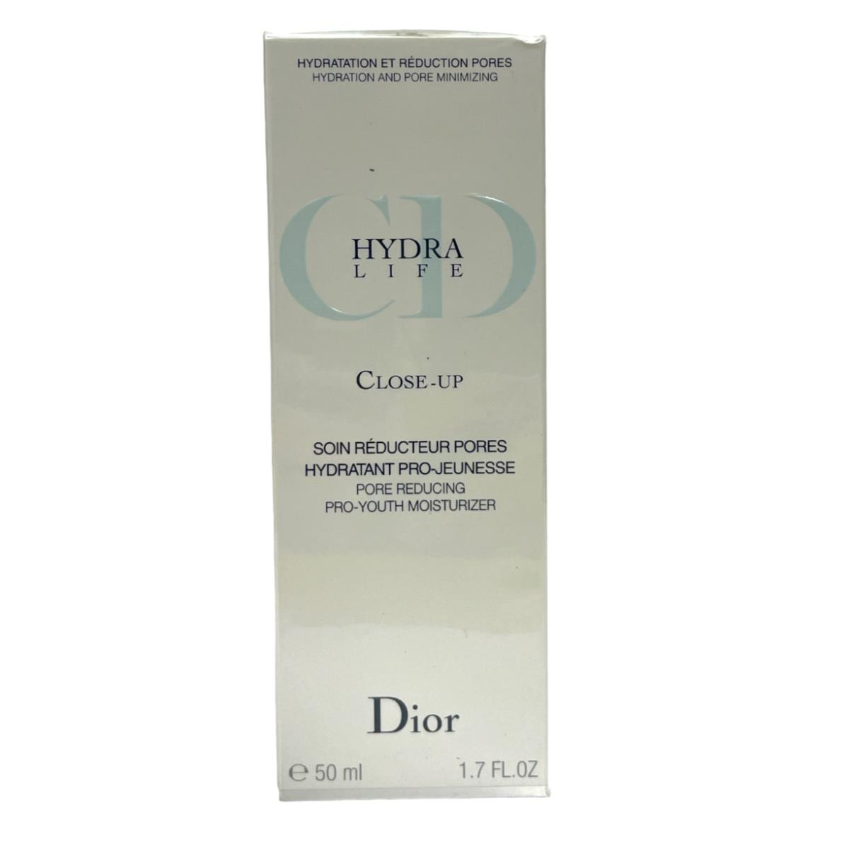 Dior Hydra Life Close-up Pore Reducing Pro-youth Moisturizer 1.7oz-50ml
