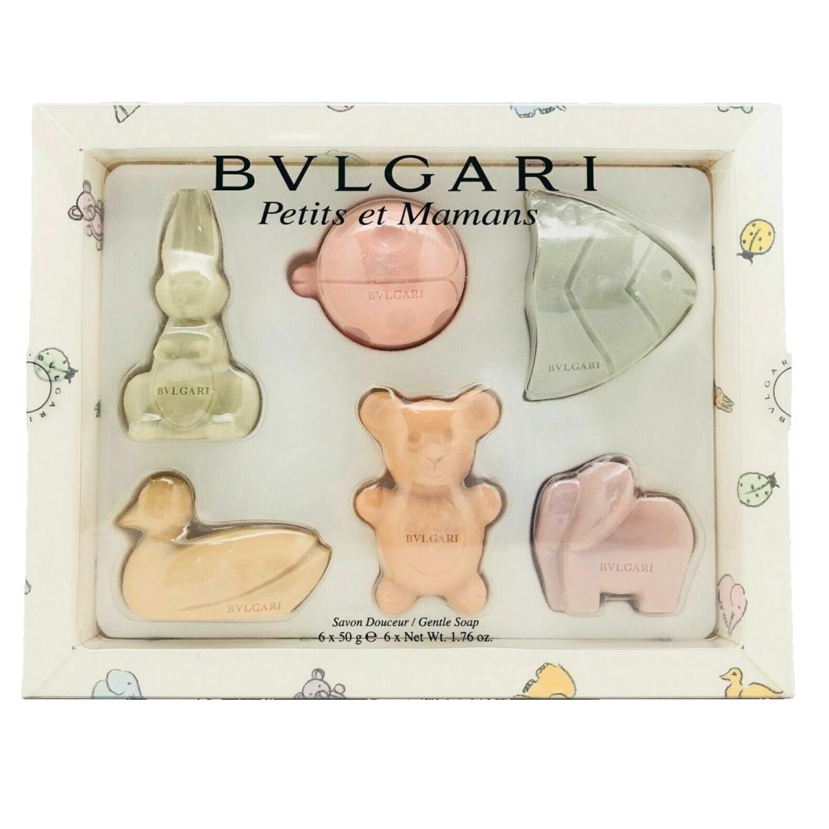 Bvlgari Petits et Mamans Gentle Soap Coffret Set 6 X 50 g Rare