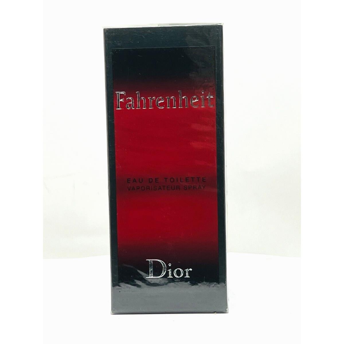 Christian Dior Fahrenheit 3.4oz Men`s Eau de Toilette