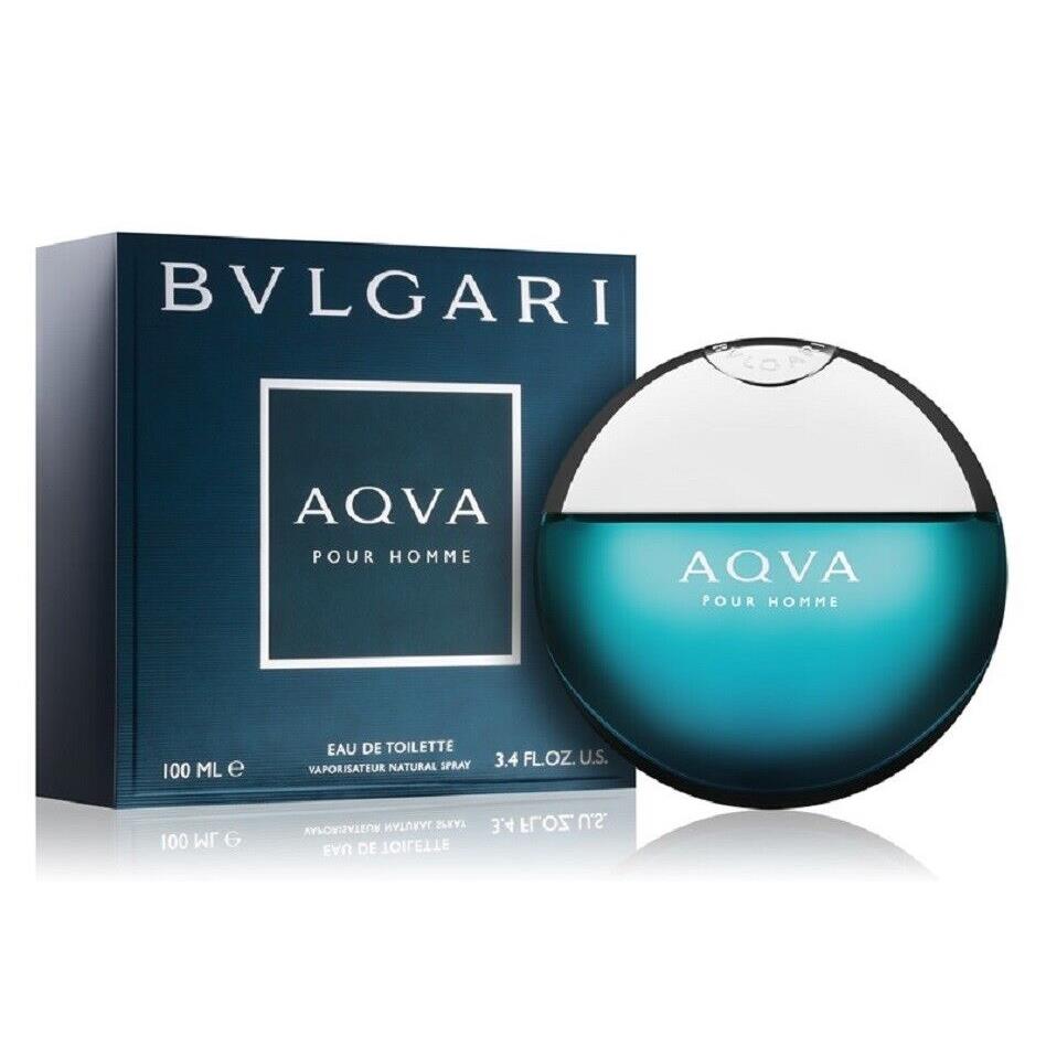 Aqva Pour Homme Bvlgari 3.4 oz / 100 ml Eau de Toilette Men Cologne Spray