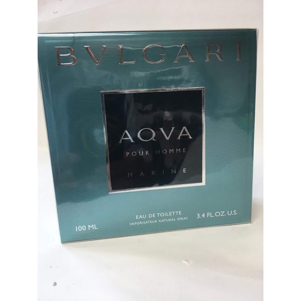 Bvlgari Aqua Marine Pour Homme 3.4oz Rare