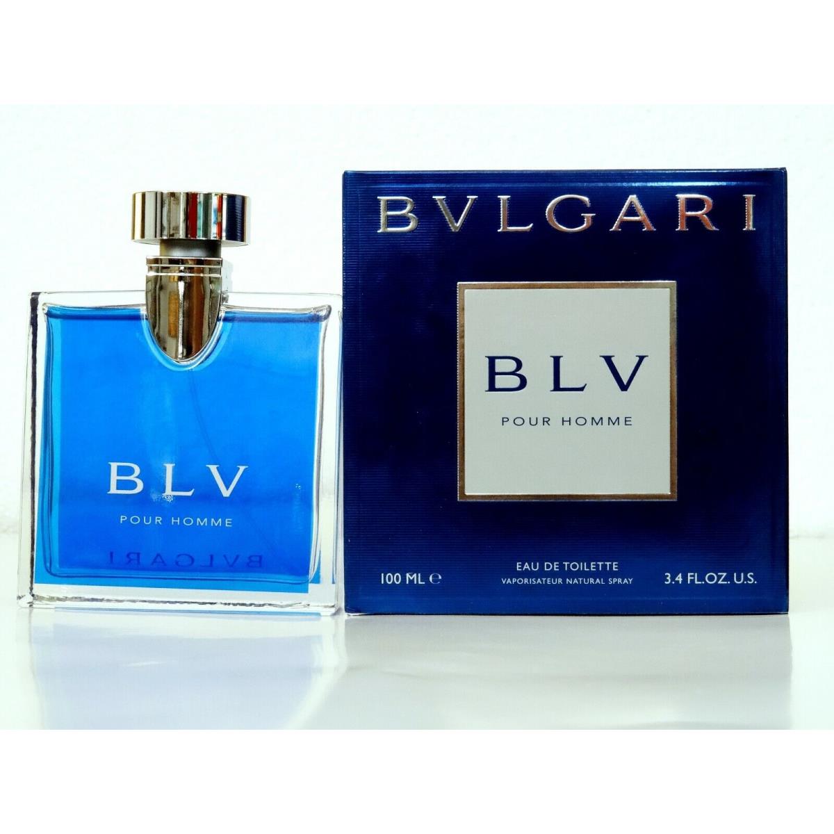 Blv Pour Homme By Bvlgari For Men Eau de Toilette 3.4 Oz. For Men Box