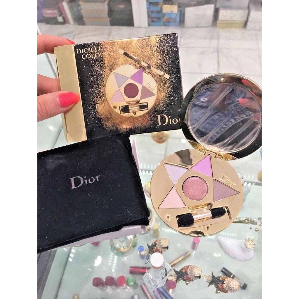 Dior Lucky Colours Eyeshadow Tro with Lipgloss and Brush