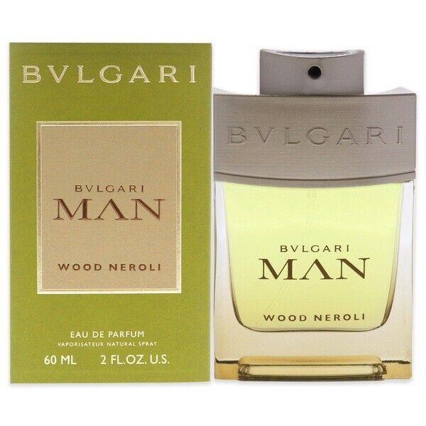 Wood Neroli by Bvlgari For Men Edp 2 FL OZ / 60ML Natural Spray