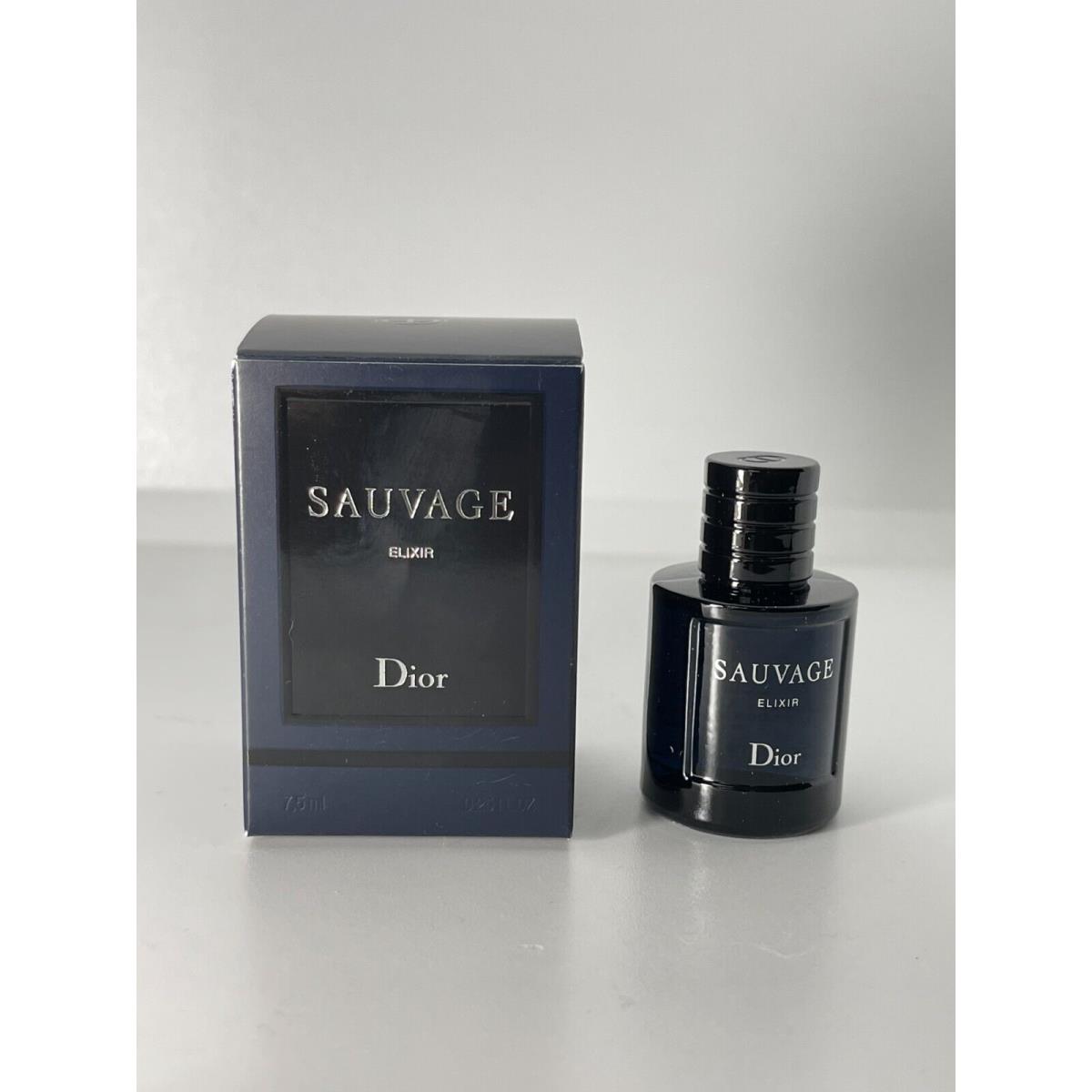 Sauvage Elixir By Dior .05 Fl. Oz. 7.5 ml Parfum Concentre Travel Mini