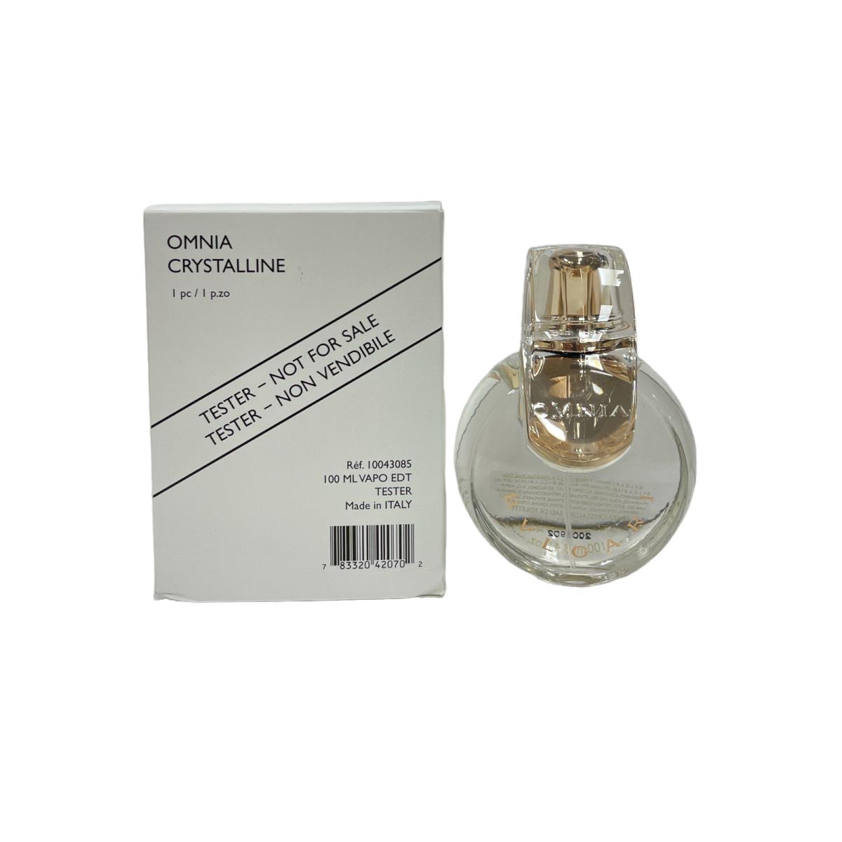 Bvlgari Omnia Crystaline Eau De Toilette 100ml/3.4fl Unsealed See Pic