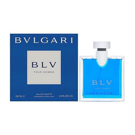 Blv Pour Homme Bvlgari 3.4 oz / 100 ml Eau De Toilette Edt Men Cologne Spray