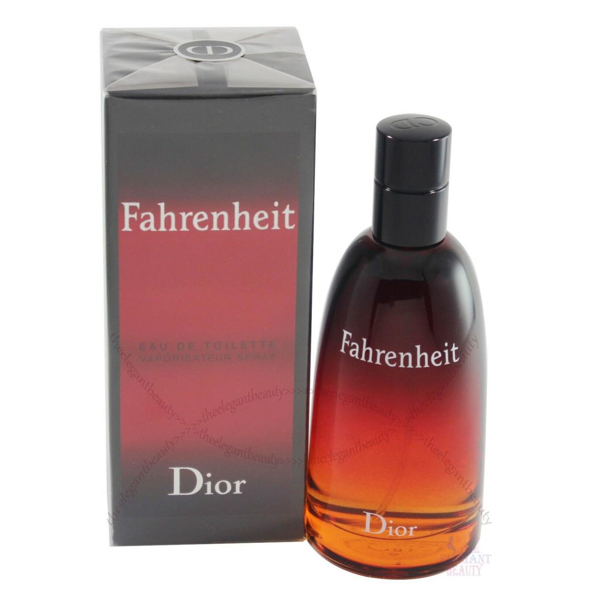 Fahrenheit 3.4oz Edt Spray For Men By Christian Dior