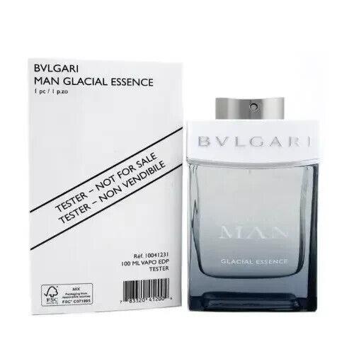 Bvlgari Man Glacial Essence Men 3.4 oz 100 ml Eau De Parfum Spray Same As Photo