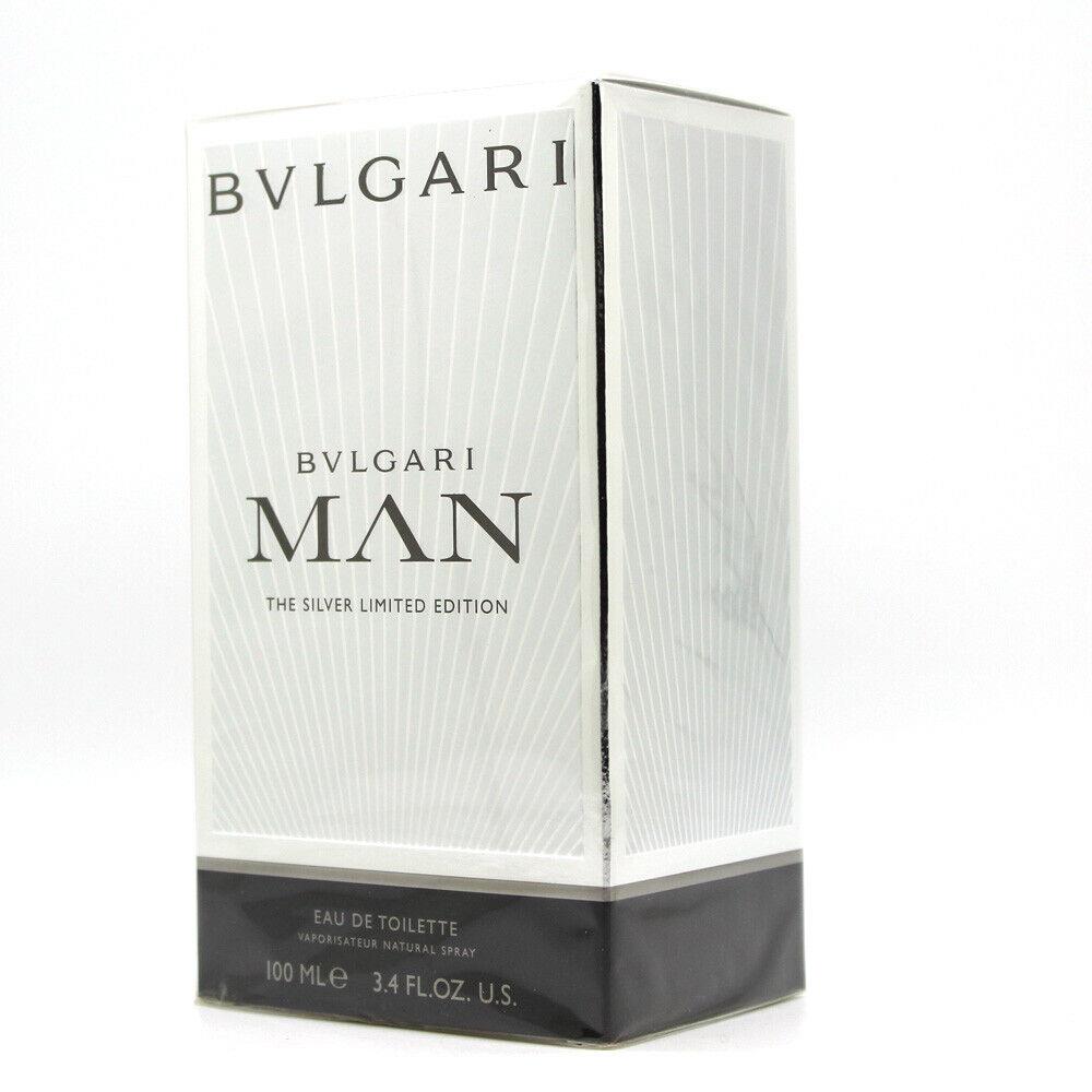 Bvlgari Man Silver Limited Edition by Bvlgari 3.4 oz 100 ml Edt Spray Men