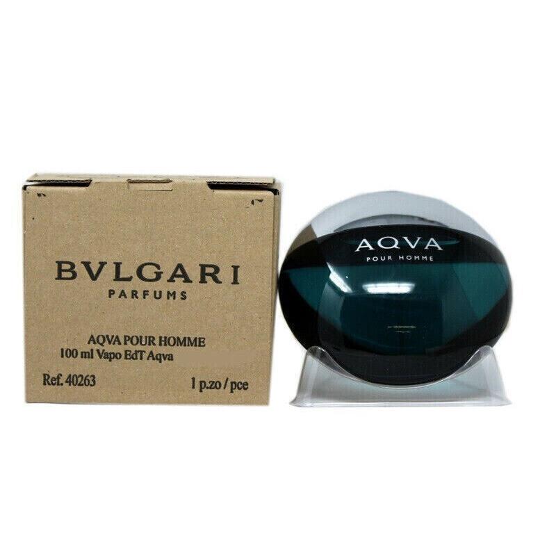 Bvlgari Aqva Pour Homme Men 3.4 oz 100 ml Eau De Toilette Spray Same As Photo