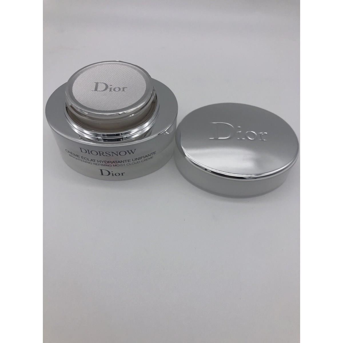 Christian Dior Diorsnow Brightening Refining Moist Cloud Creme 1.7 oz NO Box Fash Brands