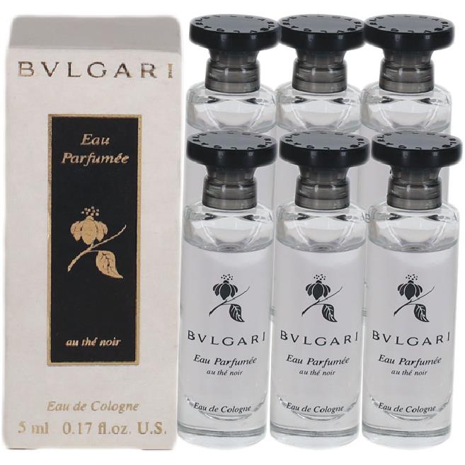 Eau Parfumee Au The Noir By Bvlgari For Women Combo: Mini Edc 6x0.17oz Bottles