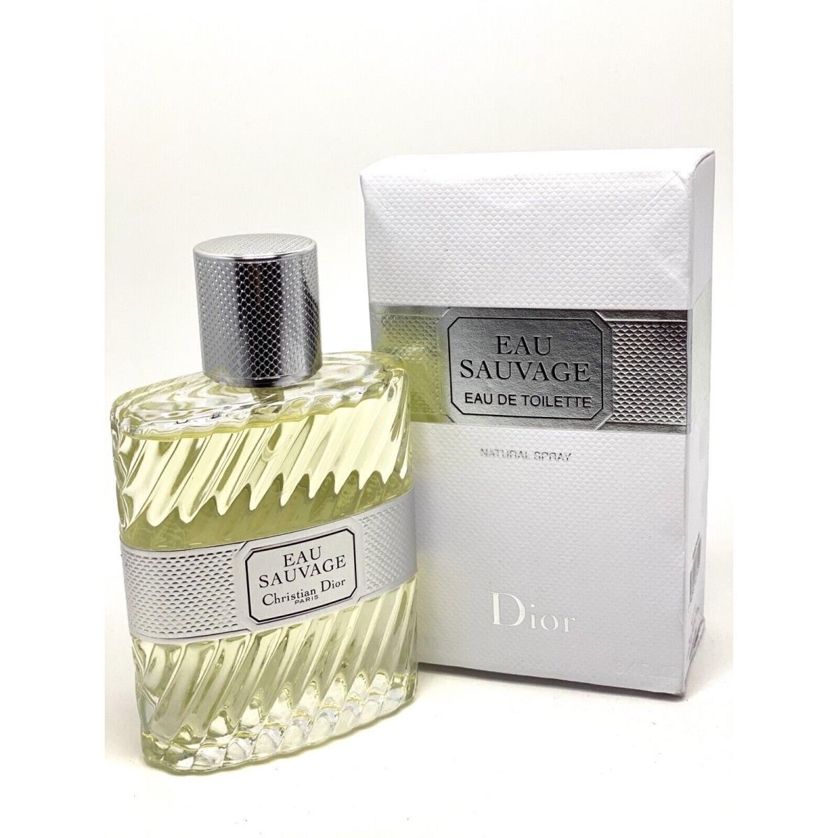 Eau Sauvage By Christian Dior 3.4 Fl.oz Eau De Toilette Spray For Men