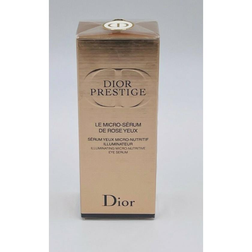 Dior Prestige Le Micro Serum De Rose Yeux Illuminateur Eye Serum 15ML / .05 oz