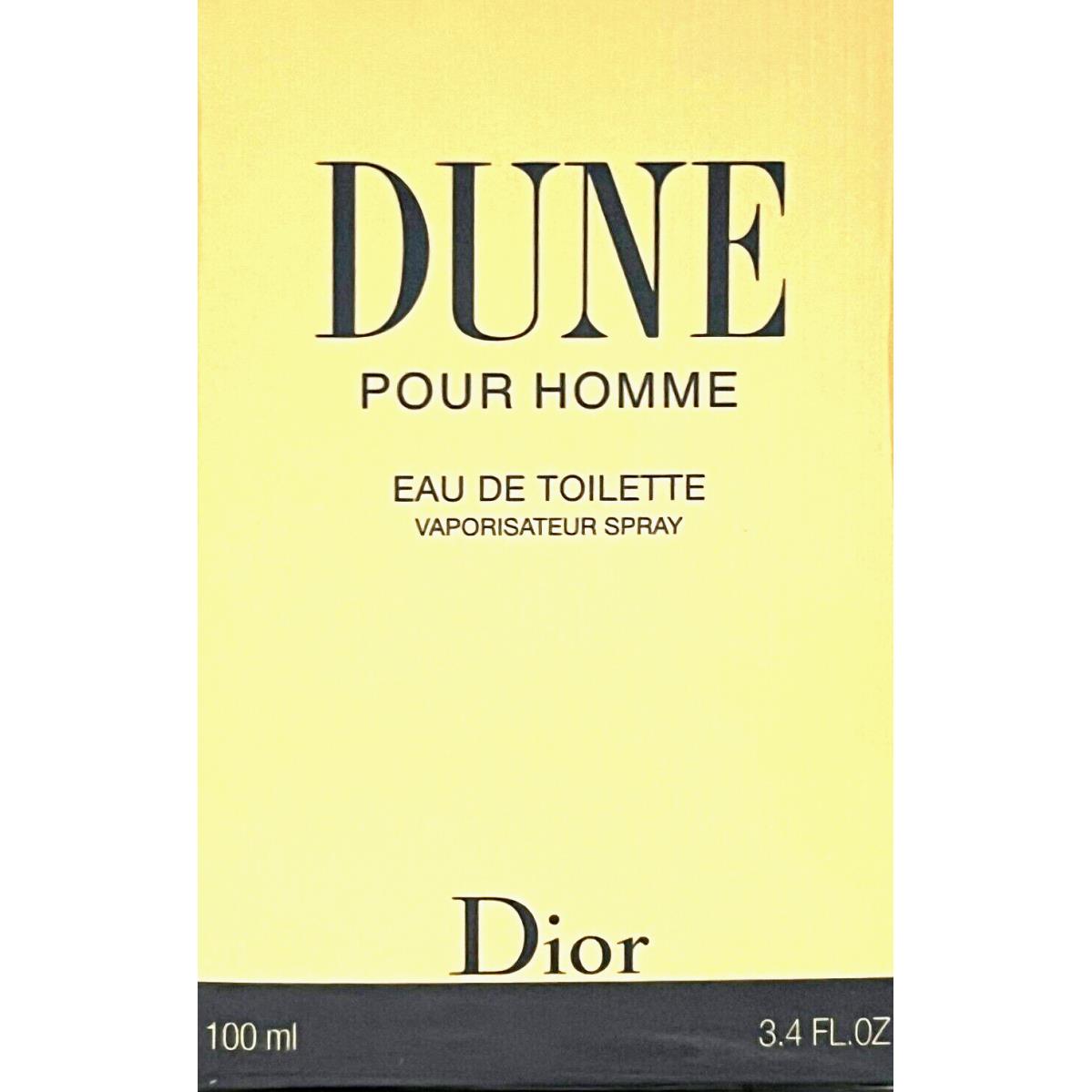 Christian Dior Dune Pour Homme Eau DE Toilette Spray 3.4 Oz / 100 ml