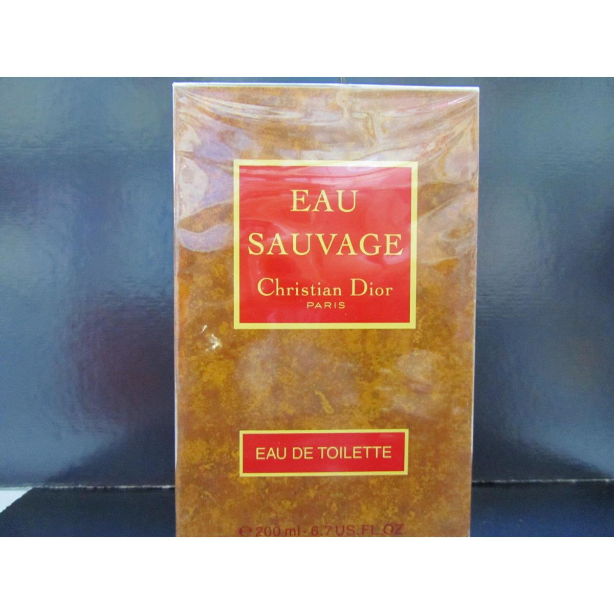 Eau Sauvage by Christian Dior Men 6.7 oz Eau de Toilette Splash Vintage Rare