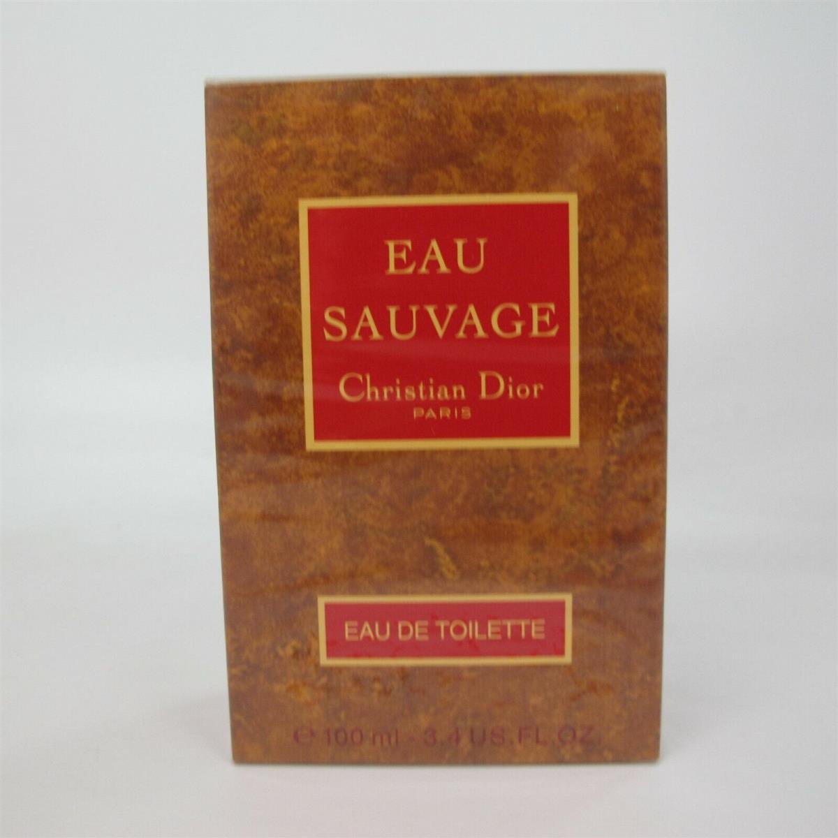 Eau Sauvage by Christian Dior 100 Ml/ 3.4 oz Eau de Toilette Splash Vintage