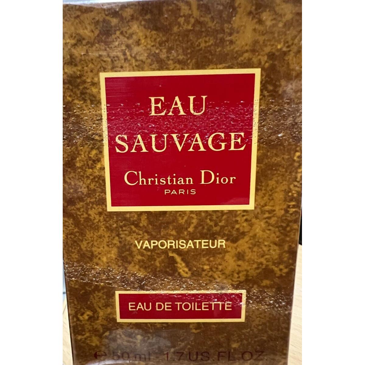 Eau Sauvage BY Dior 1.7 OZ Spray Vintage Rare no Cello