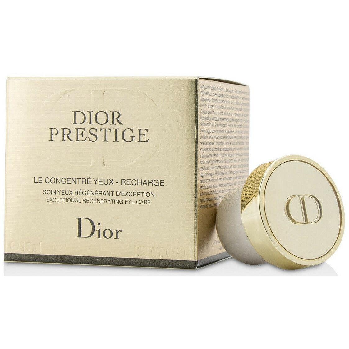 Christian Dior Prestige LE Concentre Yeux / Eye Care Refill Recharge .5 OZ 15 ML