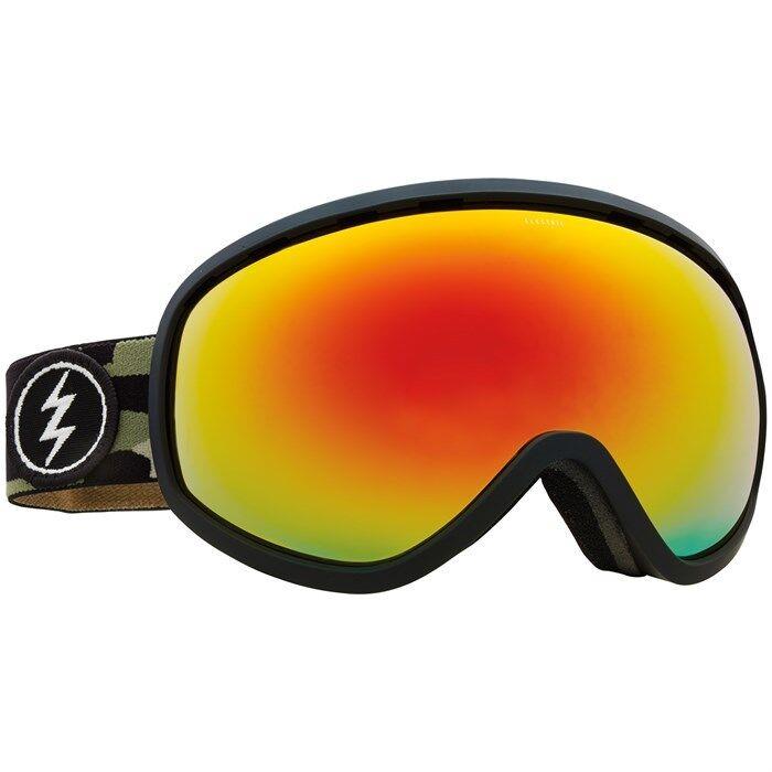 Electric Visual Mesher Camo + BL Snowboarding Goggles Brose / Red Chrome