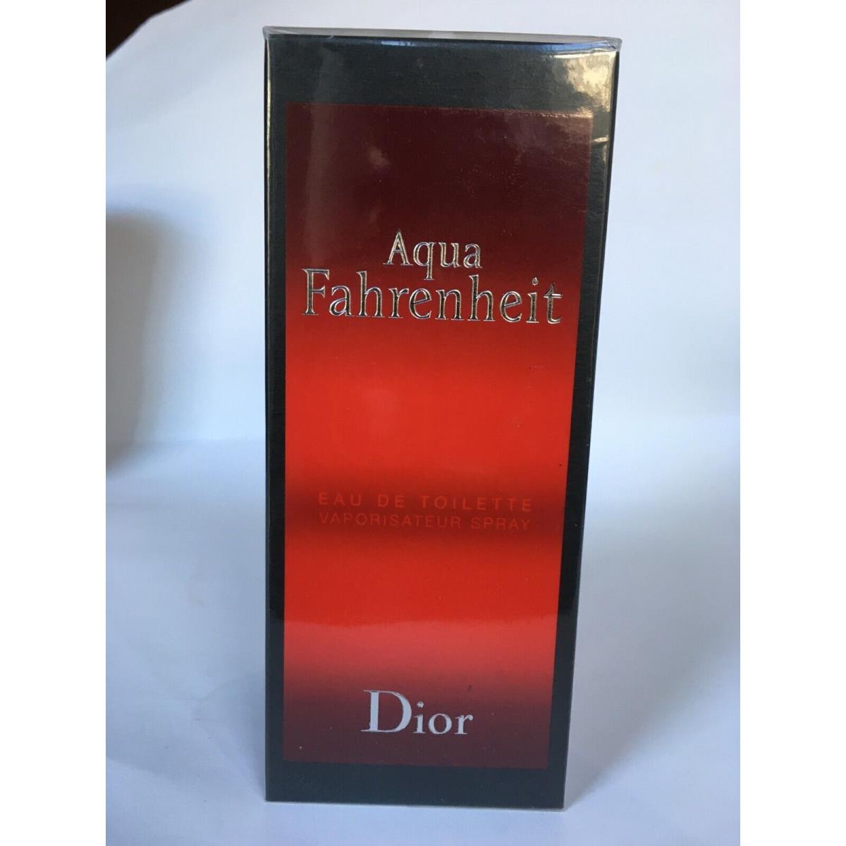 Aqua Fahrenheit by Dior 4.2oz Edt Spray For Men Rare