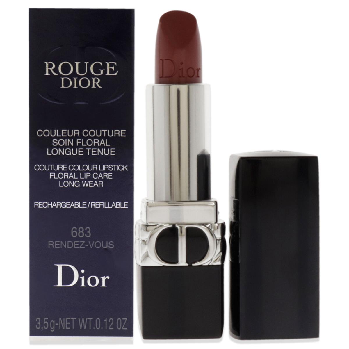 Rouge Dior Couture Lipstick Satin - 683 Rendez-vous by Christian Dior - 0.12 oz