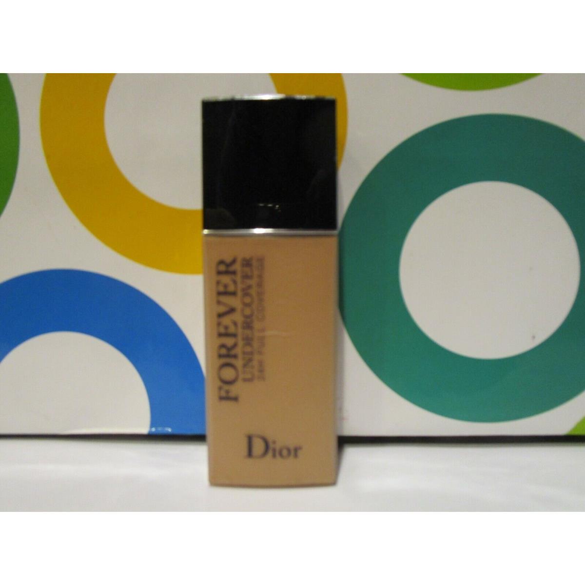 Dior ~ Forever Undercover 24 H Full Coverage ~ Christian Dior Forever Undercover 24 H Full Coverage 044 1.3 OZ Unboxed