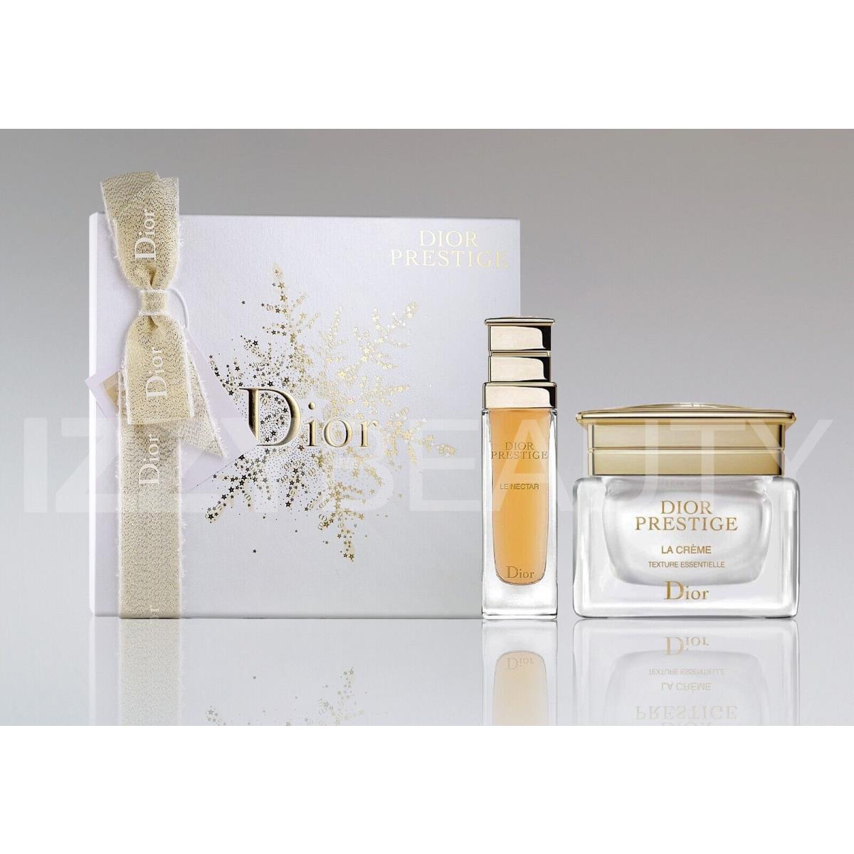 Dior Prestige Le Nectar Serum 1oz LA Cream Texture Essentielle 1.7oz Gift Set