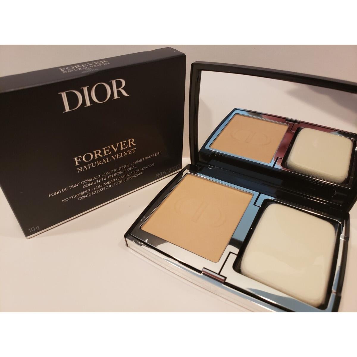 Dior Forever Natural Velvet Longwear Compact Matte Foundation 3N Neutral 0.35Oz