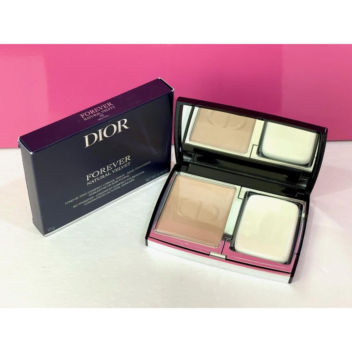 Dior Forever Natural Velvet Longwear Compact Foundation Boxed - 4N Neutral